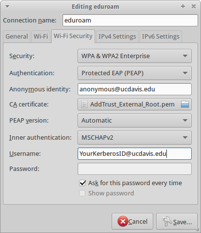 Wi-fi security